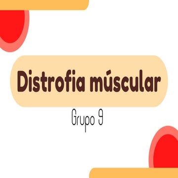 Distrofia muscular diapositivas | PPTX