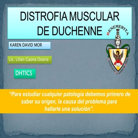 Distrofia muscular de duchenne