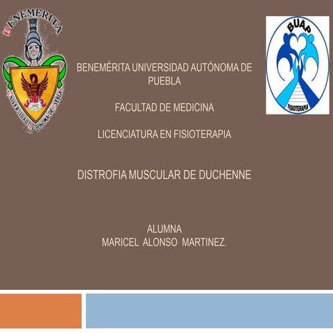 DISTROFIA MUSCULAR DE EMERY - DREIFUSS | PPTX