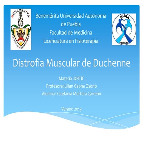 DISTROFIA MUSCULAR DE EMERY - DREIFUSS | PPTX