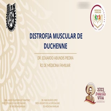 Distrofia muscular de duchenne | PPTX