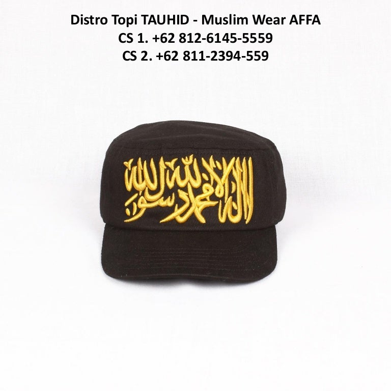 Distro Topi Tauhid Bandung, WA. +62 812-6145-5559 - muslim wear affa