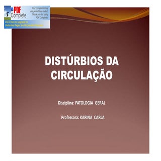 Disturbios circulatorios ii