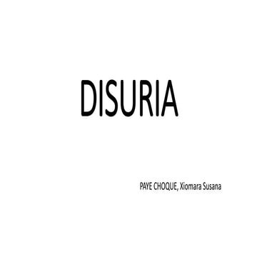 Disuria | PPTX