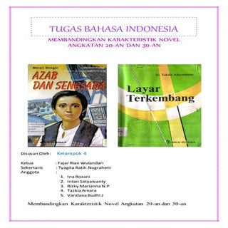 Menganalisis Novel tahun 20-30 an