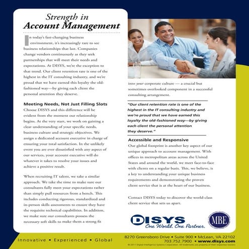 DISYS, Inc. Information