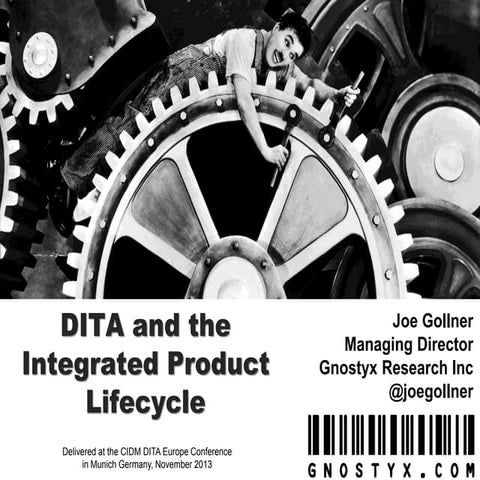 DITA and the Integrated Product Lifecycle