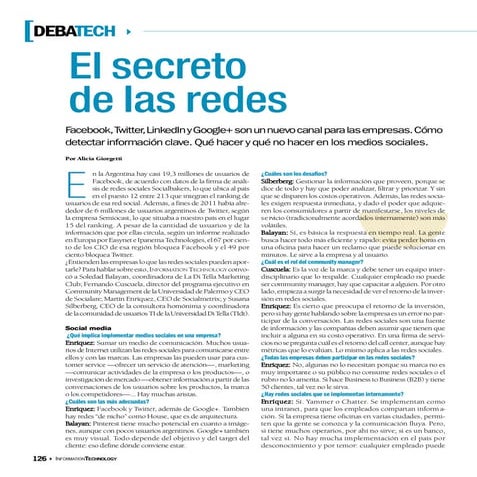 La Di Tella Marketing Club en la revista Information Technology