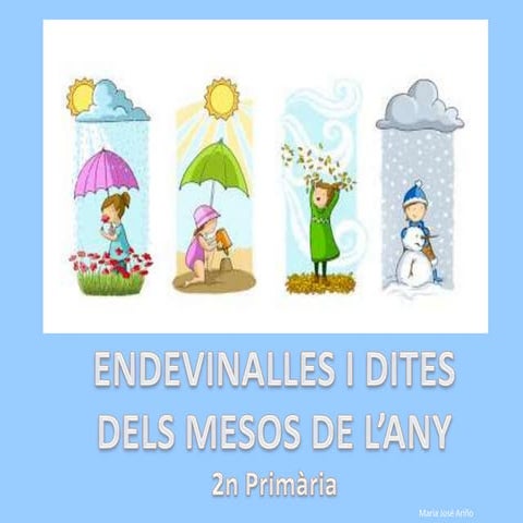 Dites i endevinalles dels mesos de l'any 2n