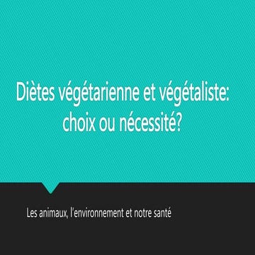 Diète végétarienne