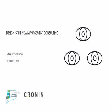 Design is the New Management Consulting