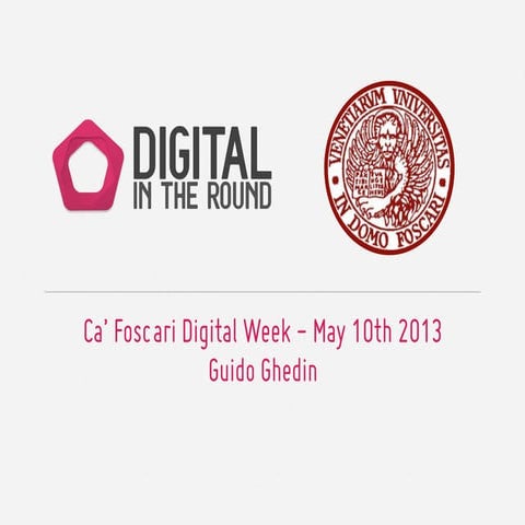Digital In The Round @ Ca' Foscari Digital Week