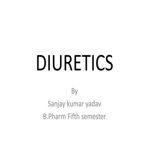 Diuretics
