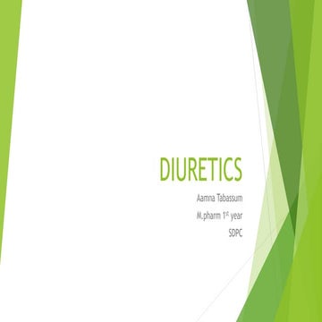 Diuretics