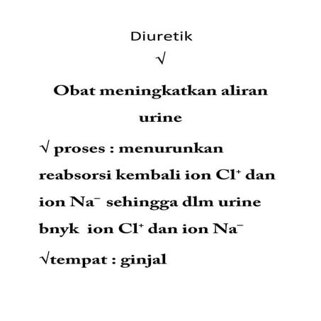 Diuretik | PDF