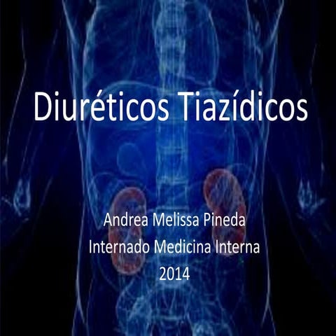 Diuréticos tiazídicos andrea