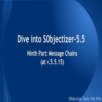 Dive into SObjectizer 5.5. Ninth Part: Message Chains