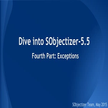 Dive into SObjectizer 5.5. Fourth part. Exception