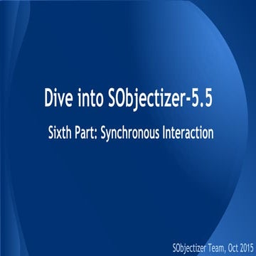 Dive into SObjectizer-5.5. Sixth part: Synchronous Interaction