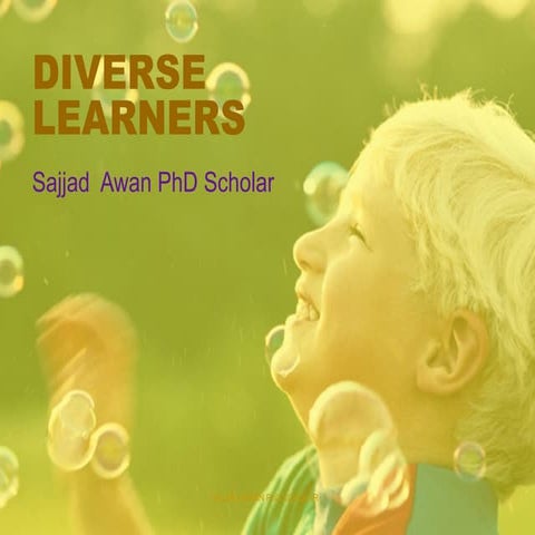 Diverse learners by Sajjad Awan PhD Scholar