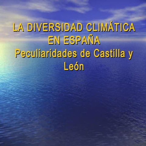Diversidad climática