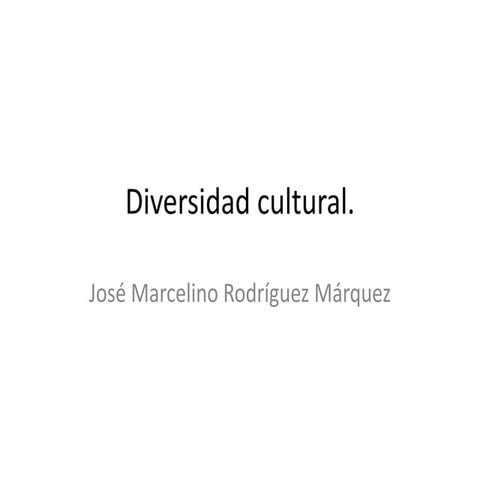 Diversidad cultural