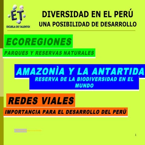 Diversidad del peru