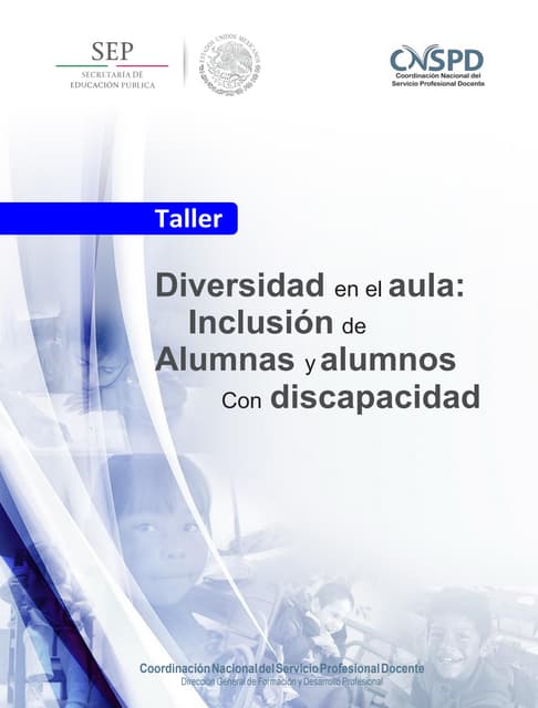TALLER "DIVERSIDAD EN EL AULA: INCL...