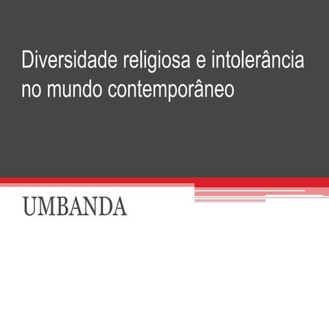 Intolerancia_Religiosa - O que é, como se manifesta e como combater | PPTX