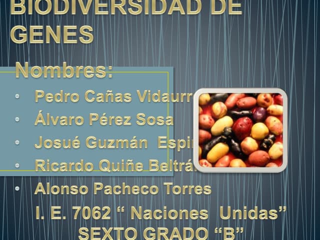 Diversidad Genética del Perú 5
