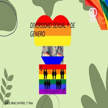 Diversidad sexual y de genero nivel Media | PPTX