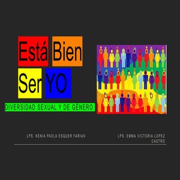 Diversidad sexual y de genero nivel Media | PPTX