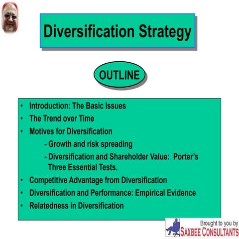 Diversification strategy