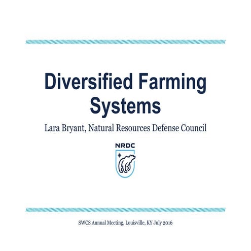 Diversified farming systems   bryant