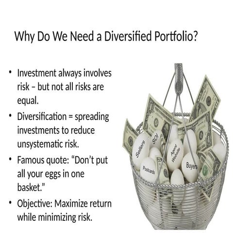 The Importance of Diversified Investment Portfolios for Risk Management ...