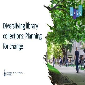 UKSG 2026 - Breakout - Diversifying library collections: Planning for ...