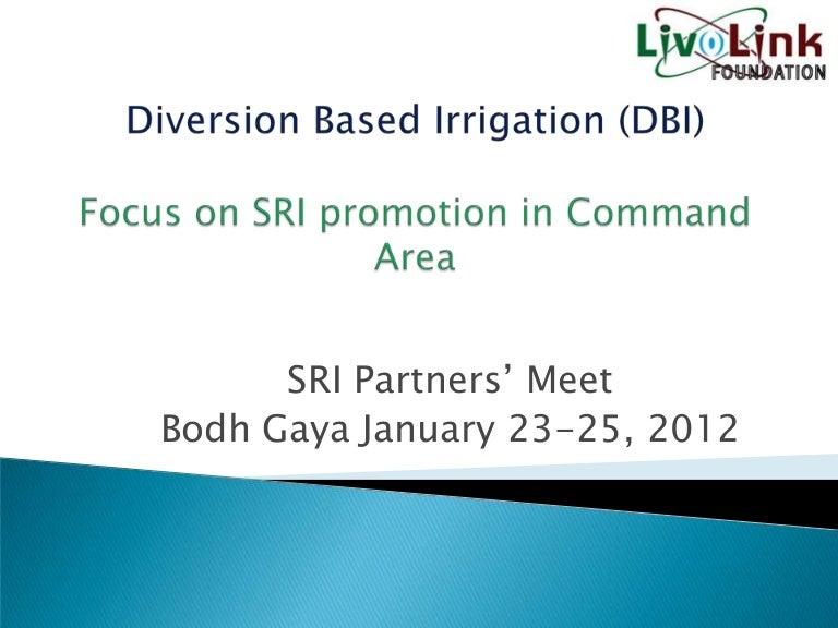 Diversion based irrigation (dbi)