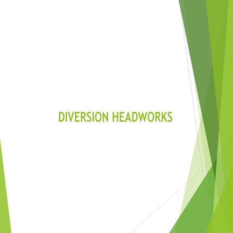 Diversionheadworks