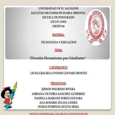 Diversion herramientas para estudiantes