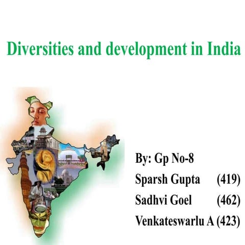 Diversities and development in india