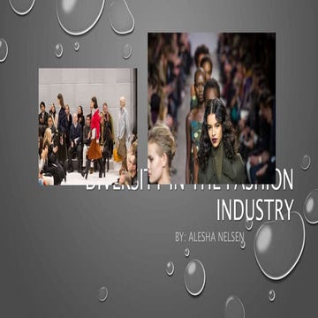 Gender Representation In The Fashion Industry | PDF