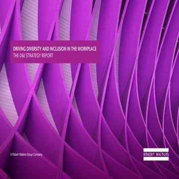 Diversity and Inclusion Strategy Report