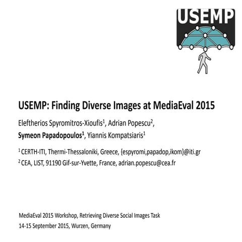 Finding Diverse Social Images at MediaEval 2015