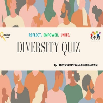Diversity Quiz Prelims by Quiz Club, IIT Kanpur