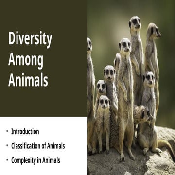 Diversity Among Animals .pptxDiversity Among Animals .pptx