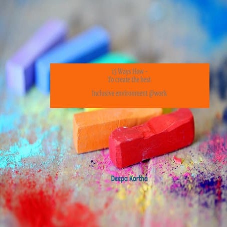 Diversity and inclusion 