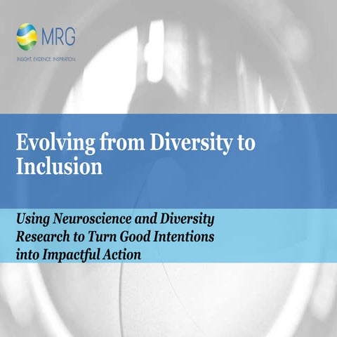 Evolving from Diversity to Inclusion