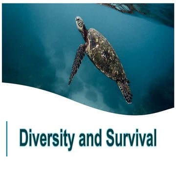 Diversity and survival