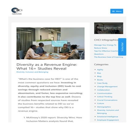 Diversity as a Revenue Engine: What 16+ Studies Reveal