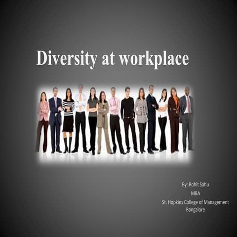 Diversity at workplace